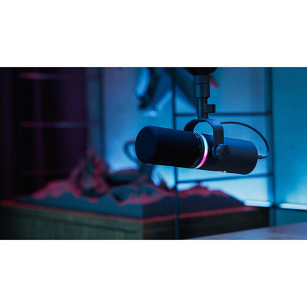 BEACN Mic Micrófono Dinámico USB para Podcast Kit 2 Personas con Brazo Boom y Supresión de Ruido