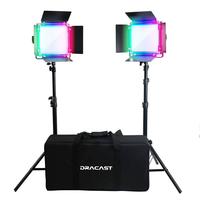 Dracast X Series LED500 Panel LED RGB 8x8 924 Lux Kit Entrevista