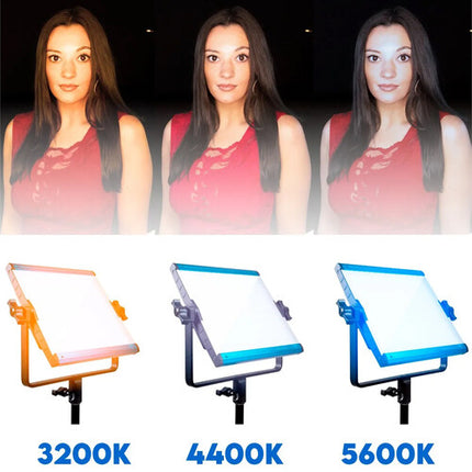 Dracast X Series LED500 Panel LED Bi-Color 8x8 836 Lux Kit 2 Luces