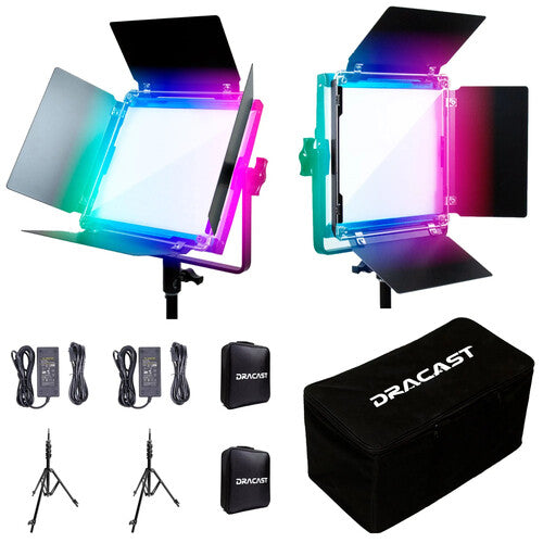 Dracast X Series LED500 Panel LED RGB 8x8 924 Lux Kit Entrevista