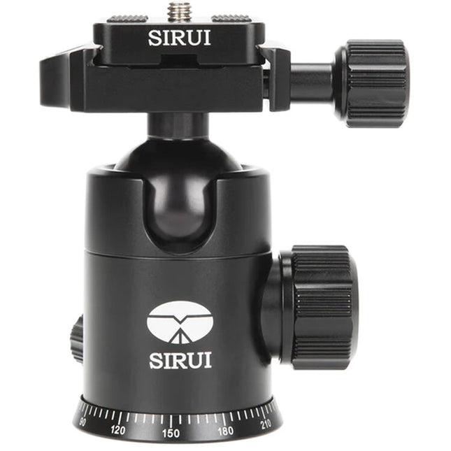 Sirui E-20 Cabezal esférico con placa TY-50E capacidad 12 kg altura 10 cm