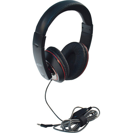 Califone 2021 Series Auriculares Estéreo Deluxe con Control de Volumen Cable Trenzado Resistente 1.8 m Plug 3.5 mm