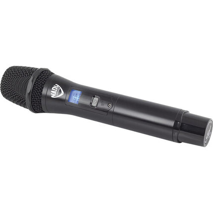 Nady D-450-HT-LT Sistema Inalámbrico Digital Cuatro Personas con 2 Micrófonos de Mano y Lavalier 300ft Alcance 10 Horas Batería