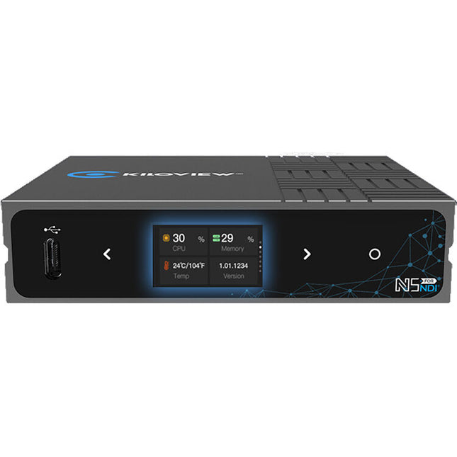Kiloview N5 Convertidor Bidireccional 3G-SDI a NDI 1080p60 PoE 12 VDC