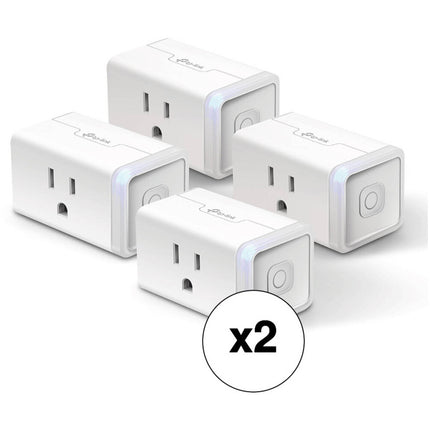 TP-Link EP25 Enchufe Inteligente Wi-Fi Slim con Monitor de Energía 8 Unidades