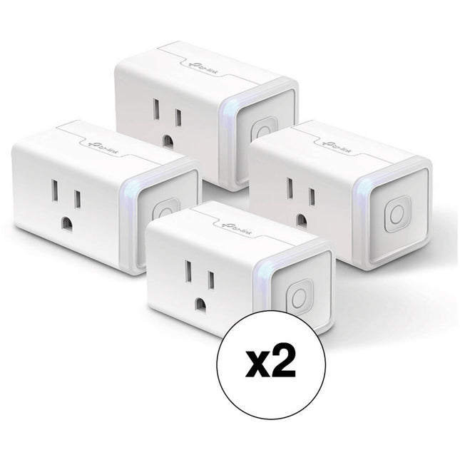 TP-Link EP25 Enchufe Inteligente Wi-Fi Slim con Monitor de Energía 8 Unidades