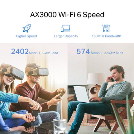 TP-Link RE715X AX3000 Extensor Wi-Fi Mesh Dual Banda 2976 Mbps