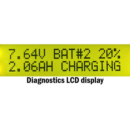 Dolgin Engineering TC400 Cargador Rápido de Baterías Cuatro Posiciones LCD