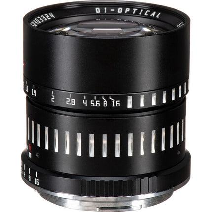 TTArtisan 50mm f0.95 objetivo para Canon RF apertura f0.95 a f16 y diafragma de 10 hojas