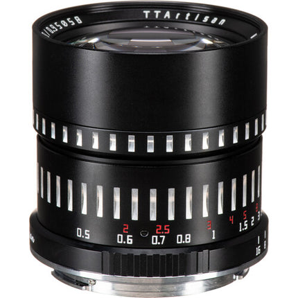 TTArtisan 50mm f0.95 objetivo para Canon RF apertura f0.95 a f16 y diafragma de 10 hojas