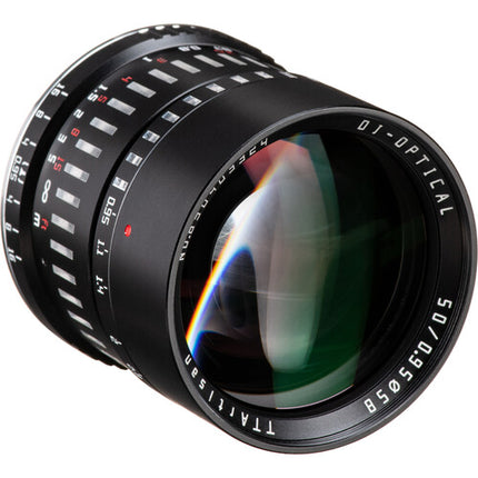TTArtisan 50mm f0.95 objetivo para Canon RF apertura f0.95 a f16 y diafragma de 10 hojas