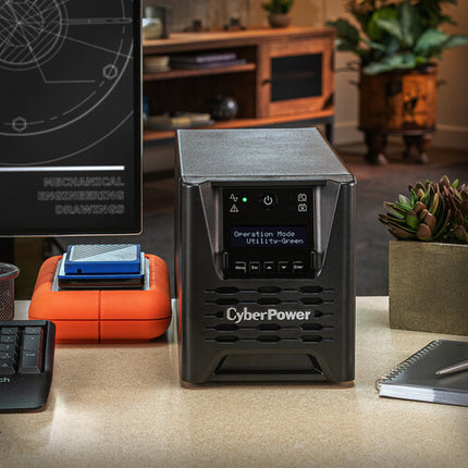 CyberPower PR750LCD3C UPS ondulado inteligente 750VA 750W 6 salidas protegidas