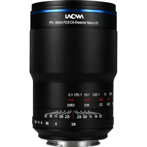 Venus Optics Laowa 58mm f/2.8 Lente Ultra Macro Sony E 2x Magnificación 7.3 Pulgadas Enfoque Mínimo