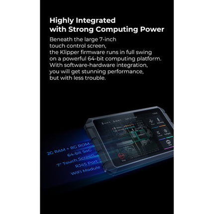 Creality Sonic Pad Controlador para 4 impresoras 3D Pantalla táctil 7"