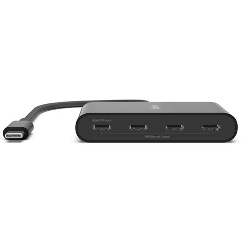 Belkin 4-Port USB-C Hub con Transferencia 10 Gb/s y 100W Power Delivery