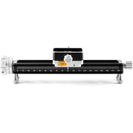NiSi Macro Rail NM-200S 7.9 pulgadas con pinza giratoria 360° y capacidad 11 lb