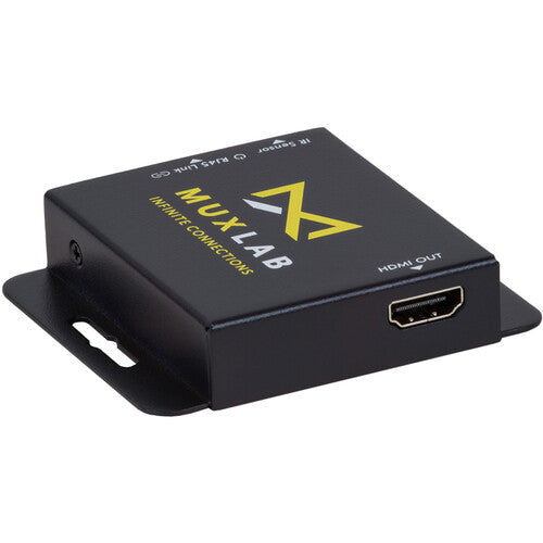 MuxLab HDMI Extender Kit Transmisor Receptor Extensor UHD 4K 40m con Emisor IR