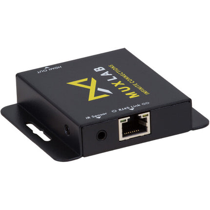 MuxLab HDMI Extender Kit Transmisor Receptor Extensor UHD 4K 40m con Emisor IR