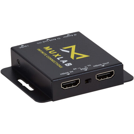 MuxLab HDMI Extender Kit Transmisor Receptor Extensor UHD 4K 40m con Emisor IR