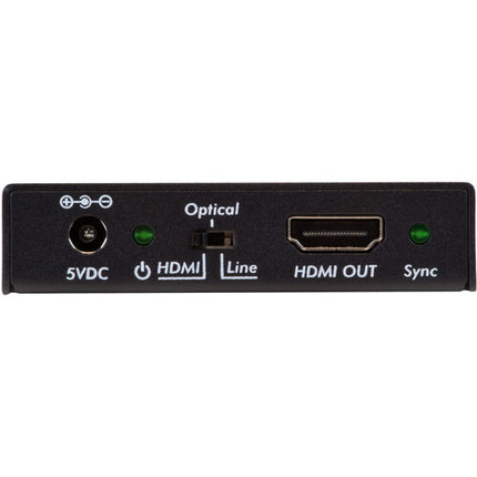 MuxLab 4K HDMI 2.0 Audio Embedder con soporte UHD 4K60 y audio multicanal