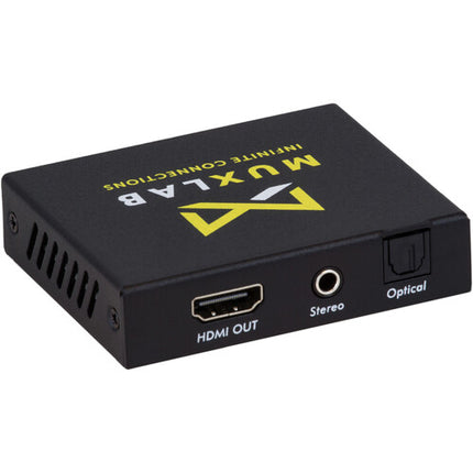 MuxLab HDMI a HDMI con Audio De-Embedder UHD 4K60 HDCP 2.2