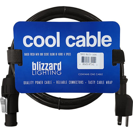 Blizzard Cool Cable PCT cable de interconexión 3 pies IP65 resistente al agua con conectores powerCON TRUE1