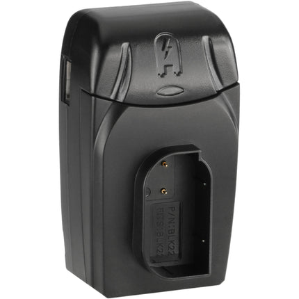 Watson Compact Cargador AC DC para Batería DMW-BLK22 con Adaptador Euro y Auto