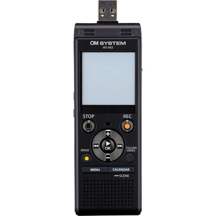 Olympus OM SYSTEM WS-883 Grabadora Digital 8GB Memoria 2080 Horas Grabación