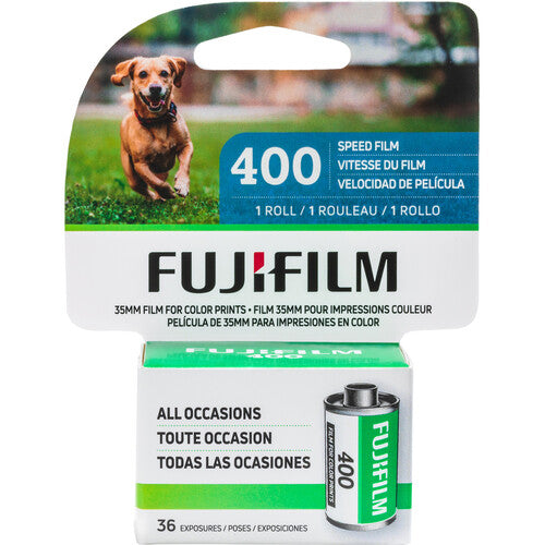 FUJIFILM 400 Película Color Negativa 35mm ISO 400 36 Exposiciones