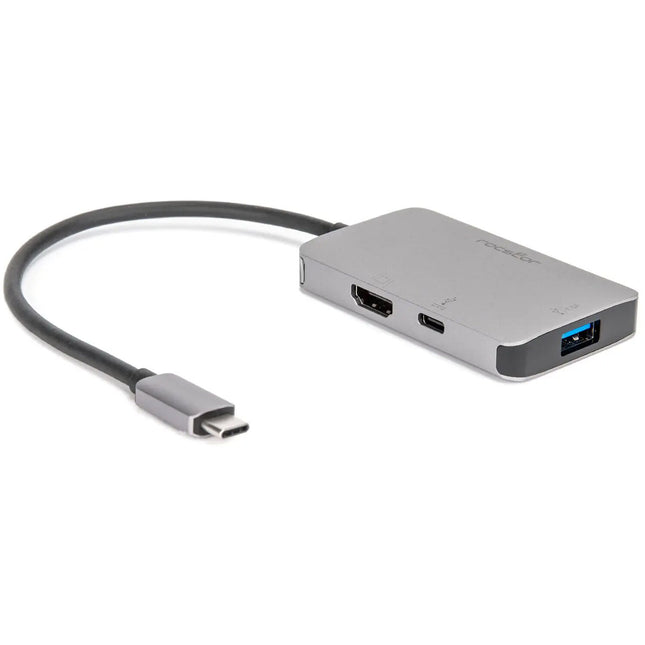 Rocstor Adaptador Multiporta USB-C 3 en 1 HDMI 4K 30Hz Carga 100W
