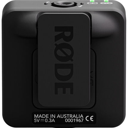 RODE Wireless ME Sistema de Micrófono Inalámbrico Digital 2.4 GHz Negro 7 Horas Batería Recargable