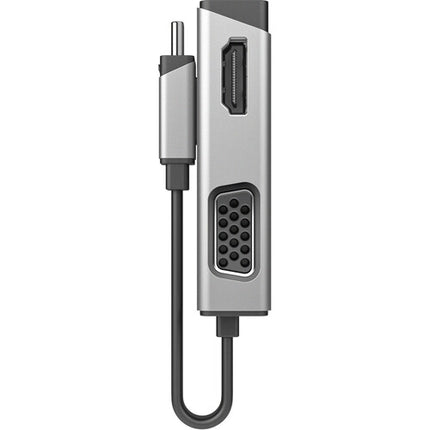 ALOGIC MagForce Duo Play Adaptador 2 en 1 USB-C HDMI VGA 4K 60Hz