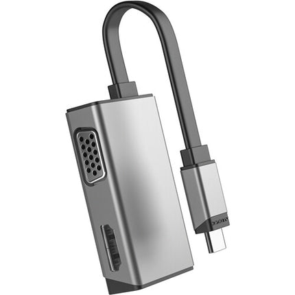 ALOGIC MagForce Duo Play Adaptador 2 en 1 USB-C HDMI VGA 4K 60Hz