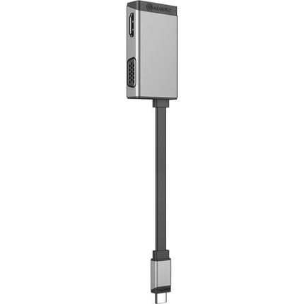 ALOGIC MagForce Duo Play Adaptador 2 en 1 USB-C HDMI VGA 4K 60Hz