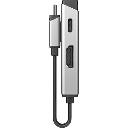 ALOGIC MagForce DUO Adaptador 2 en 1 USB-C 100W HDMI 4K 60Hz Space Silver