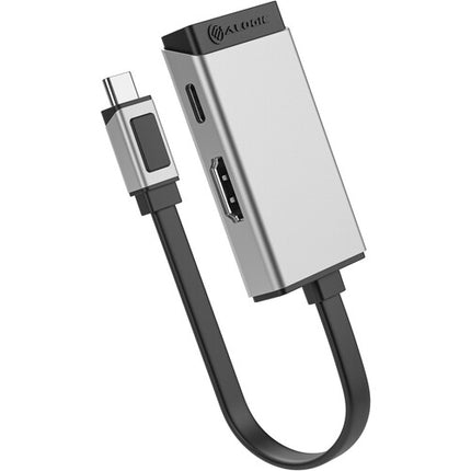 ALOGIC MagForce DUO Adaptador 2 en 1 USB-C 100W HDMI 4K 60Hz Space Silver