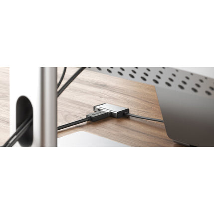 ALOGIC MagForce DUO Adaptador 2 en 1 USB-C 100W HDMI 4K 60Hz Space Silver