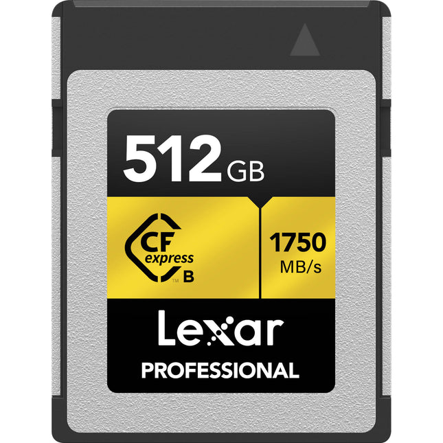 Lexar 512GB Professional Tarjeta de Memoria CFexpress Tipo B 1750 MB/s Lectura 1000 MB/s Escritura