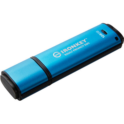 Kingston IronKey Vault Privacy 50 Series Memoria USB-C 128GB 250MB/s Azul
