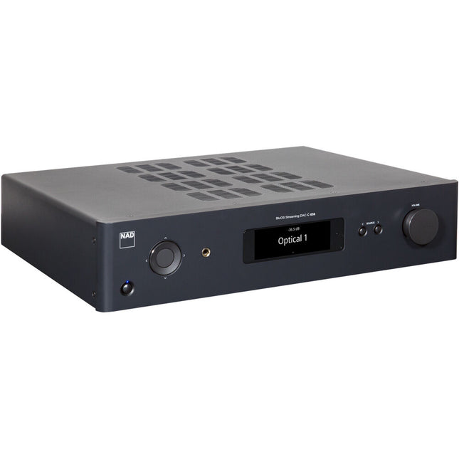 NAD Electronics C 658 Preamplificador DAC Streaming BluOS Wi-Fi Dual Banda Ethernet