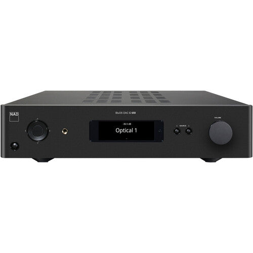 NAD Electronics C 658 Preamplificador DAC Streaming BluOS Wi-Fi Dual Banda Ethernet