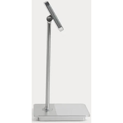 LAB22 Soporte Magnético para Teléfono con Carga Inalámbrica Dual Plata con Inclinación Ajustable 5 a 45°