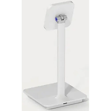 LAB22 Soporte Magnético para Teléfono con Carga Inalámbrica Dual Plata con Inclinación Ajustable 5 a 45°