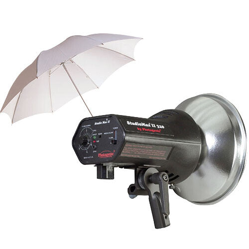 Photogenic StudioMax III Monolight 320 W/s con Umbrella 43"