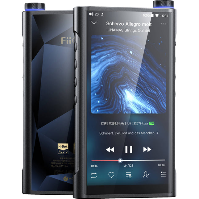 FiiO M15S Reproductor de Audio Digital Portátil Hi-Res Pantalla 5.5" y 10.5h Batería