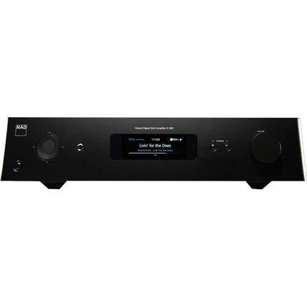 NAD Electronics C 389 Amplificador Integrado DAC Híbrido 2.2 Canales 130W RMS Bluetooth e iSNS