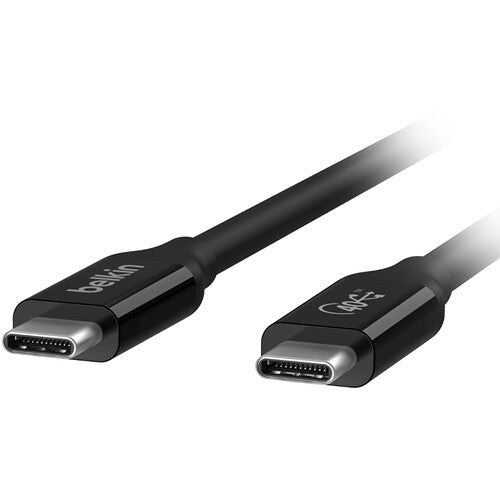 Belkin USB4 Cable Tipo C 2.6' 40 Gb/s Carga Rápida 100W