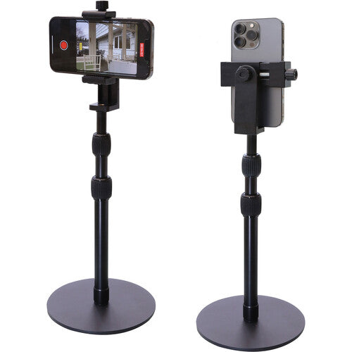 Vidpro ST-18 Soporte de Escritorio Ajustable 8-18" con Base de Acero Pesa
