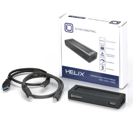 Oyen Digital Helix Dura SSD portátil NVMe 8TB USB-C 3.1 1050MB/s