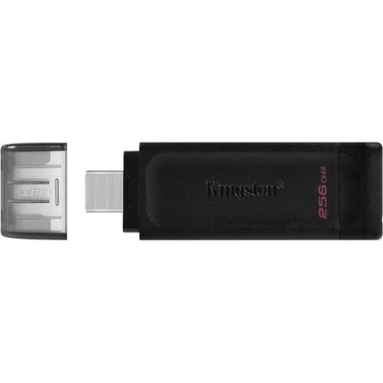 Kingston DataTraveler 70 Memoria USB Tipo-C 256GB USB 3.2 Gen 1 con Tapa Removible